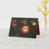 HOJ Kerstkaart Kaart (Gele Bloem)