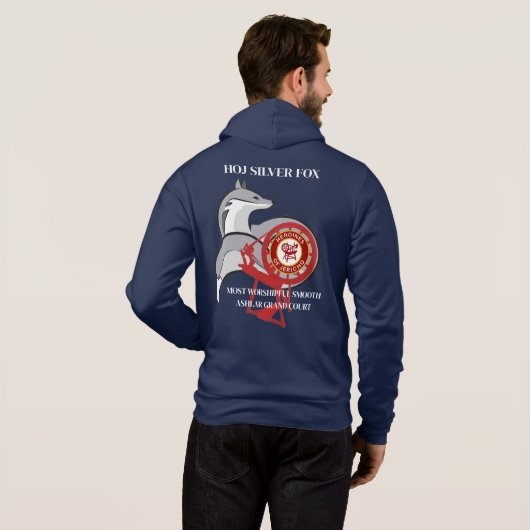 HOJ Silver Fox Hoodie (Achterkant volledig)