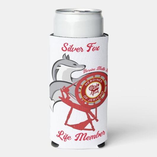 HOJ Silver Fox Life Member Seltzer Blikjeskoeler (Seltzer Voorkant)