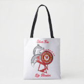 HOJ Silver Fox Life Member Tote Bag (Voorkant)