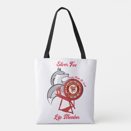 HOJ Silver Fox Life Member Tote Bag (Achterkant)