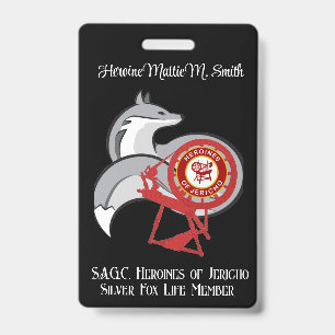 HOJ Silverfox Badge