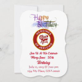 HOJ verjaardagsuitnodiging Kaart