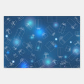 Hoja De Papel De Regalo copos de nieve Inpakpapier Vel (Voorkant 3)