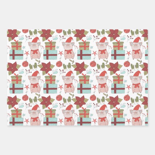 Hojas de papel navideñas inpakpapier vel (Voorkant)