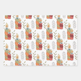 Hojas de papel navideño inpakpapier vel