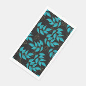 Hojas verdes con bordes dorados servet (Hoek)