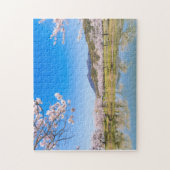 Hojo Pond and cherry blossoms Legpuzzel (Verticaal)