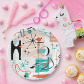 HoJo Retro Paper-Bord Papieren Bordje (Feest)