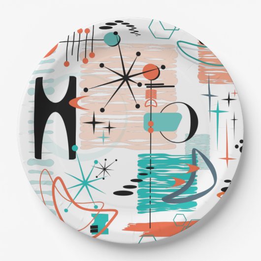 HoJo Retro Paper-Bord Papieren Bordje (Voorkant)