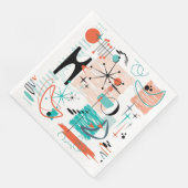 HoJo Retro Paper Dinner Napkins Servet (Hoek)