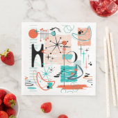 HoJo Retro Paper Dinner Napkins Servet (Insitu)