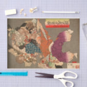 Hojō Takatoki, Lord of Sagami, Warding Off Tengu Tissuepapier (Craft)