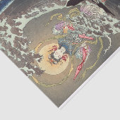 Hojō Tokimasa van Tōtōmi Praying naar Benzaiten Tissuepapier (Detail)