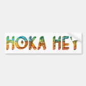 Hoka Hey Bumpersticker (Voorkant)