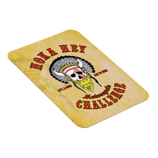 Hoka Hey Challenge magneet (Rechterzijde)