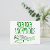 Hokey Pokey Anonymous Briefkaart (Staand voorkant)