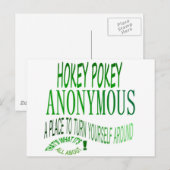 Hokey Pokey Anonymous Briefkaart (Voorkant / Achterkant)
