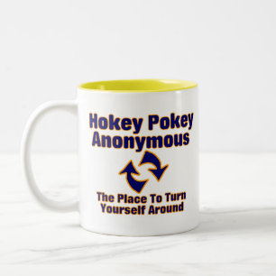 Hokey Pokey Anonymous Tweekleurige Koffiemok