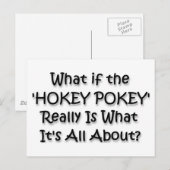 HOKEY POKEY BRIEFKAART (Voorkant / Achterkant)