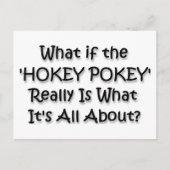 HOKEY POKEY BRIEFKAART (Voorkant)