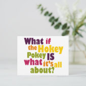 Hokey Pokey Briefkaart (Staand voorkant)