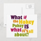 Hokey Pokey Briefkaart (Voorkant / Achterkant)
