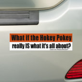 Hokey Pokey Bumpersticker (Op auto)