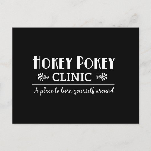 Hokey Pokey Clinic Briefkaart (Voorkant)