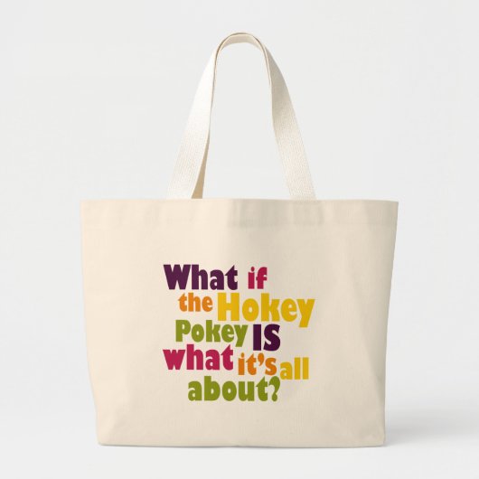 Hokey Pokey Grote Tote Bag (Voorkant)