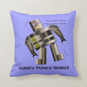 Hokey Pokey Robot Kussen
