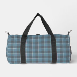 Hoki Blue and Shuttle Gray Plaid Plunjezak