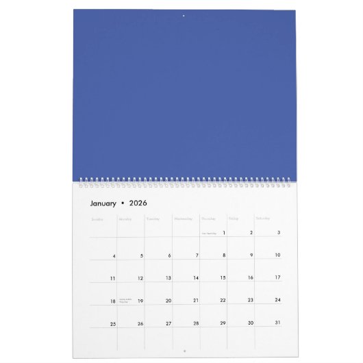 Hoki, Light Steel Blue, Regent Grey; Kalender (Jan 2026)