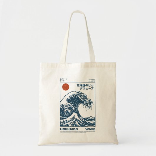 Hokkaido Golf – Japanse Surf Tote Bag (Voorkant)