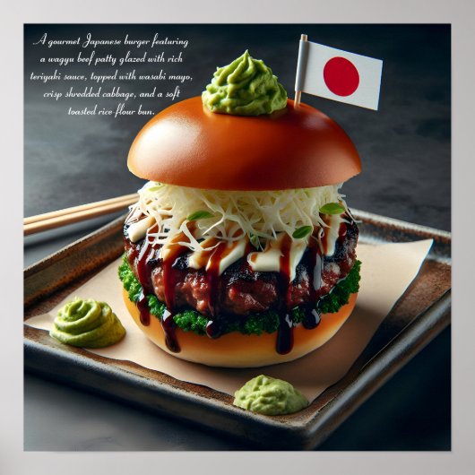 Hokkaido Harmony Burger Indulgence Poster (Voorkant)