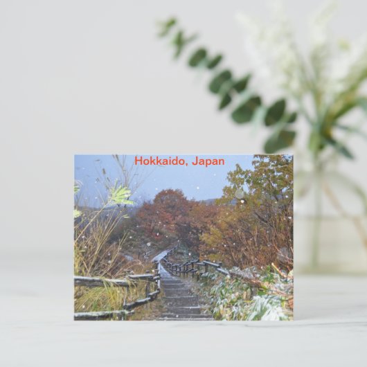 Hokkaido Japan Briefkaart (Staand voorkant)