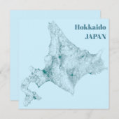 Hokkaido Kaart (Voorkant / Achterkant)