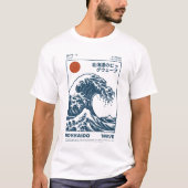 Hokkaido Wave – Japanese Surf T-shirt (Voorkant)