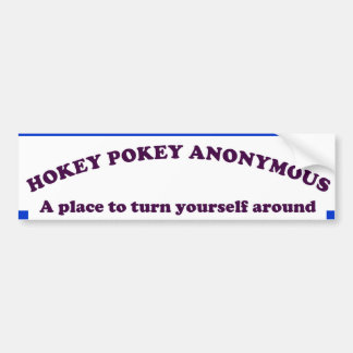 HOKKEY POKKEY ANONIEM BUMPERSTICKER
