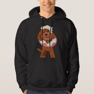 Hoku de poedel donut liefhebber hoodie
