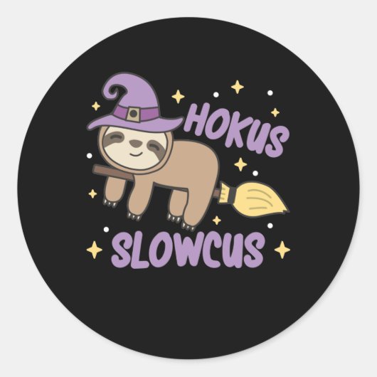 Hokus Langcus - Fault Witch Halloween Costume Ronde Sticker (Voorkant)