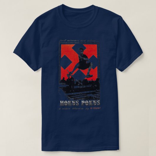 Hokus pokus HStreet skateboard-ontwerp T-shirt (Design voorkant)