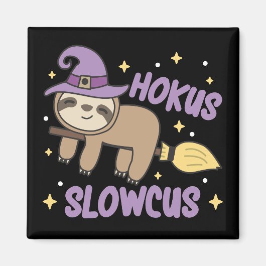 Hokus Slowcus - Foutheks Halloween kostuum Magn Magneet (Voorkant)