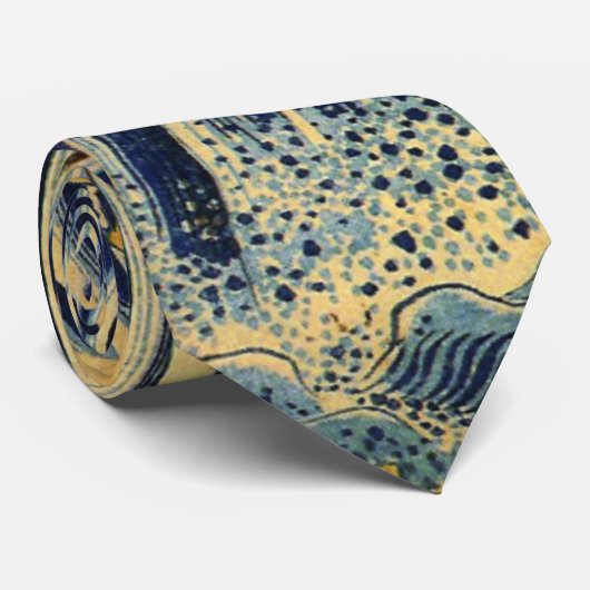 Hokusai 1760-1849 - Wave Stropdas (Opgerold)