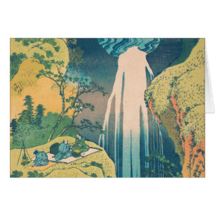 Hokusai Amida Herfsten Japan Waterval