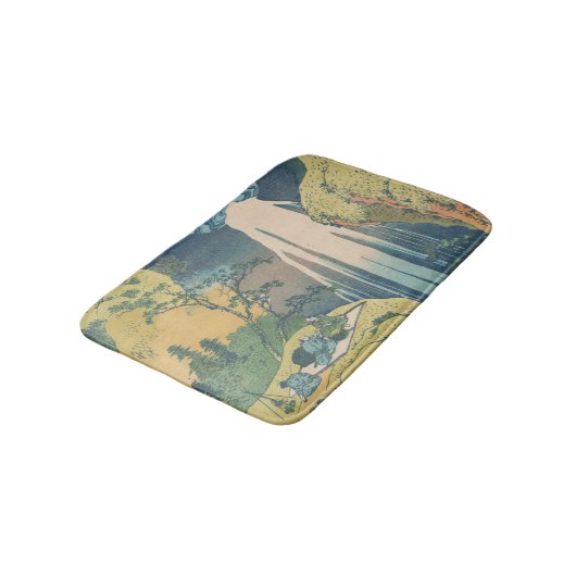 Hokusai Amida Herfsten Japan Waterval Badmat (Gekanteld)
