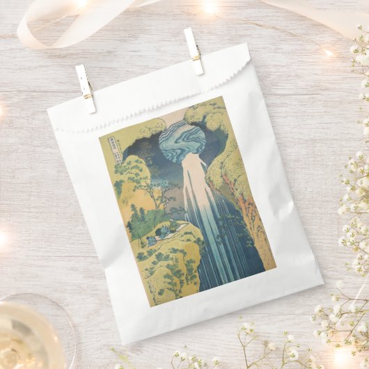 Hokusai Amida Herfsten Japan Waterval Bedankzakje (Geknipt)