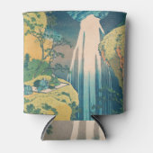Hokusai Amida Herfsten Japan Waterval Blikjeskoeler (Voorkant)