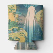 Hokusai Amida Herfsten Japan Waterval Blikjeskoeler (Achterkant)