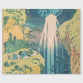 Hokusai Amida Herfsten Japan Waterval Cadeaupapier (Vlak)